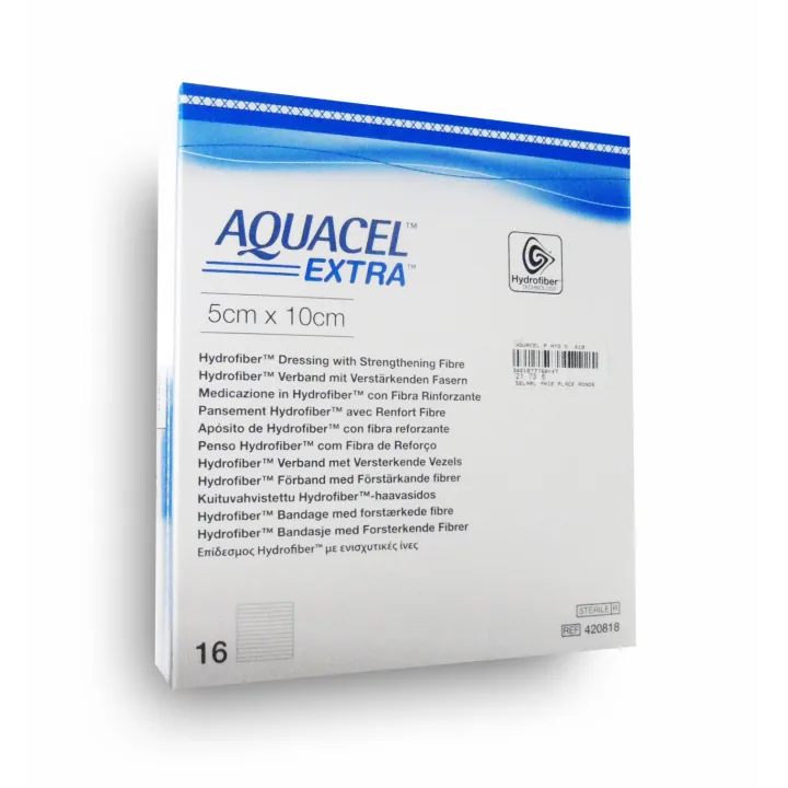Aquacel Extra pansement Hydrofiber avec renfort fibre