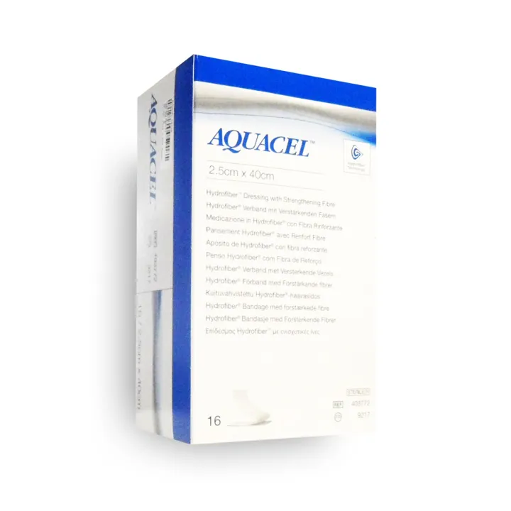 Aquacel pansement hydrofiber - Boite de 10 pansements 2,5 x 40 cm