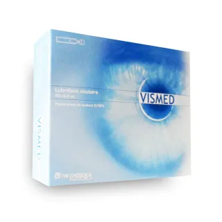 Vismed lubrifiant oculaire en boite de 20 unidoses de 0,3 ml - Sécheresse oculaire