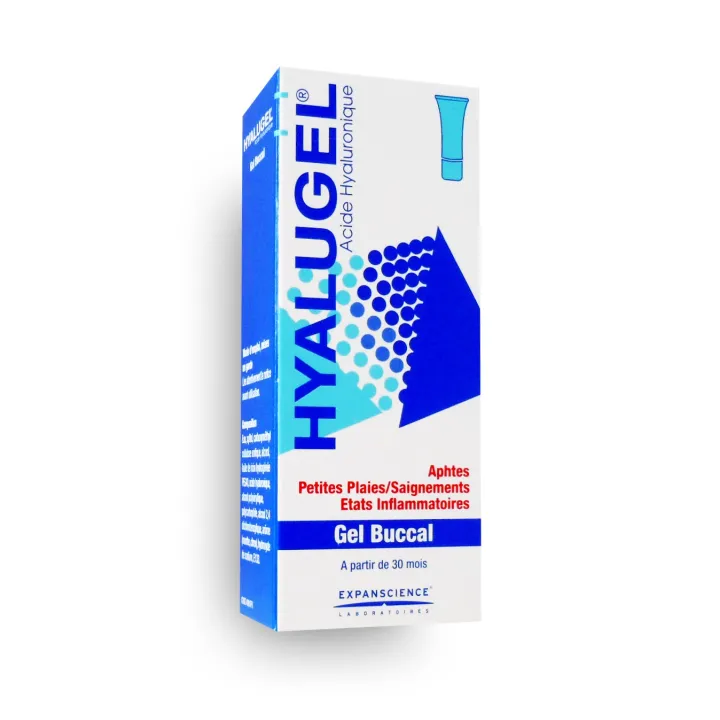 Hyalugel acide hyaluronique - Gel buccal de 20 ml