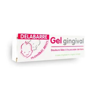 Delabarre gel gingival poussées dentaires - Tube de 20 g