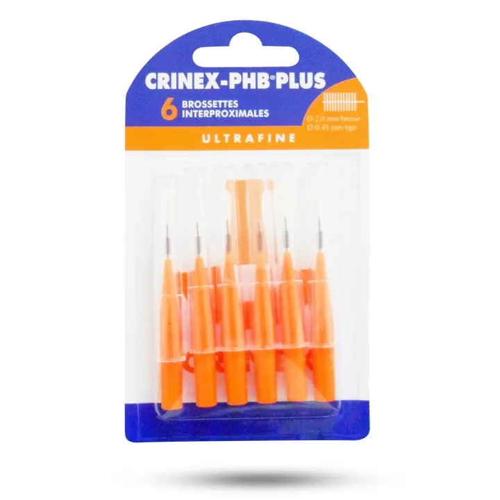 Crinex PHB Plus ultrafine - Boite de 6 brossettes interdentaires