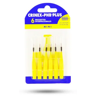 Crinex PHB Plus mini - Brossettes interdentaires jaunes 3 mm - 0.6 mm