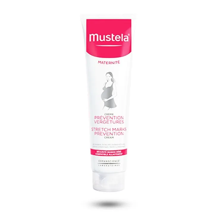 Crème prévention vergetures Mustela maternité - Tube de 150 ml sans parfum