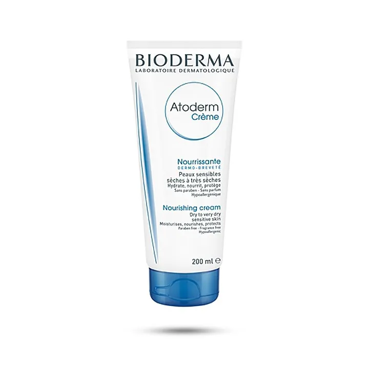 Atoderm crème nourrissante Bioderma sans parfum - Peaux sensibles et sèches 200 ml, 500 ml, 2 x 500 ml