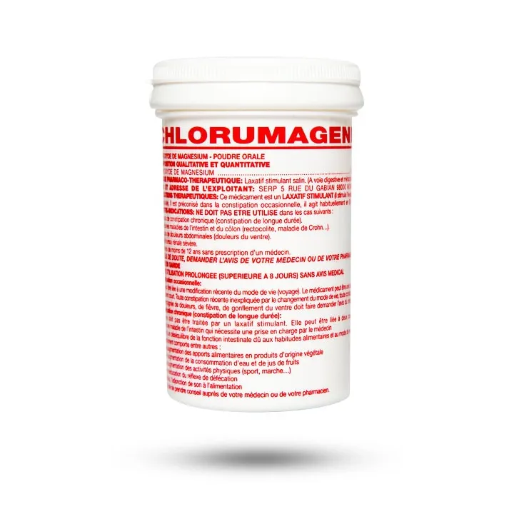 CHLORUMAGENE Laxatif stimulant pot de 100 g