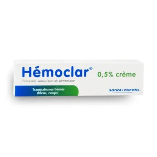 Hémoclar crème 0,5 % bleus et bosses - Tube de 30 g Hémoclar crème 0,5 % bleus et bosses - Tube de 30 g
