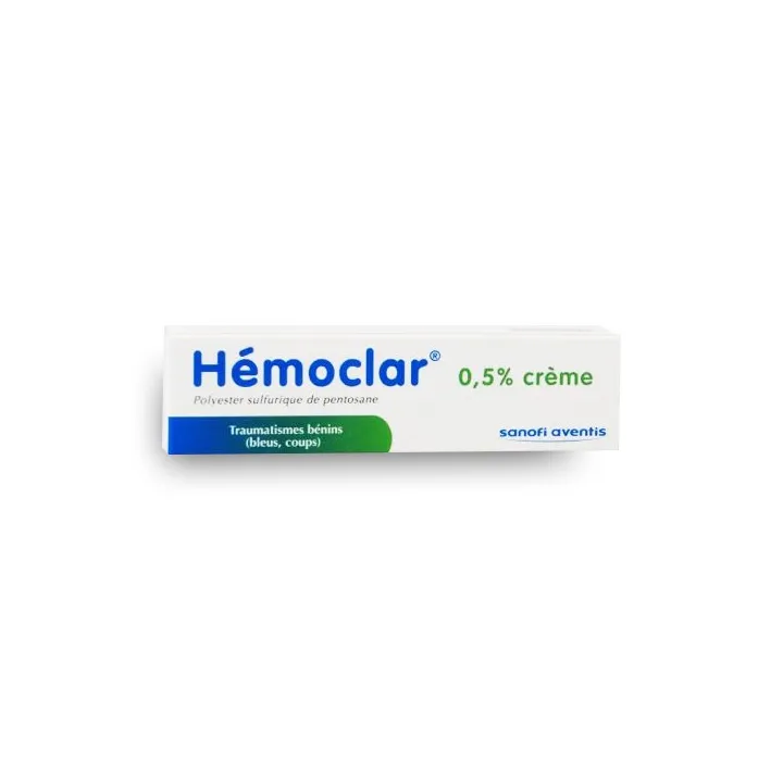 Hémoclar crème 0,5 % bleus et bosses - Tube de 30 g
