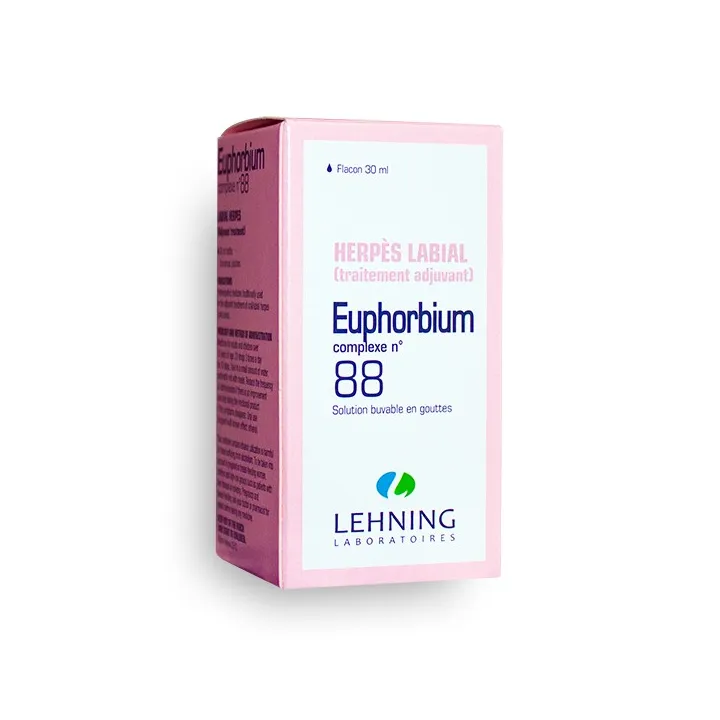 Lehning complexe n°88 Euphorbium - Herpès labial (traitement adjuvant)