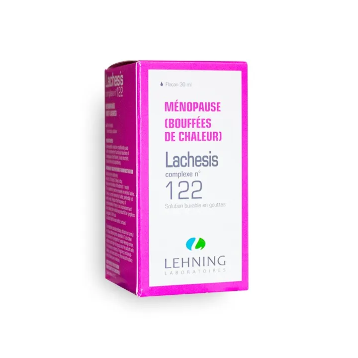 Lachesis complexe n°122 Lehning bouffées de chaleur 30 ml