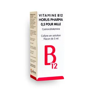 Vitamine B12 Horus Pharma 0,05 % - Flacon de 5 ml