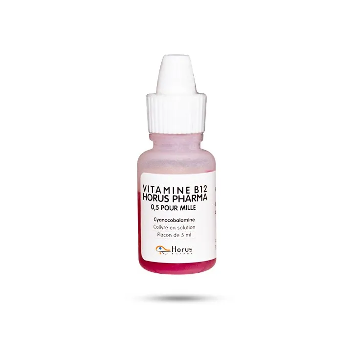 Vitamine B12 Horus Pharma 0,05 % - Flacon de 5 ml
