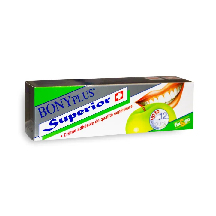 Bonyplus superior crème adhésive de qualité supérieure Fix&Go tube 40 g