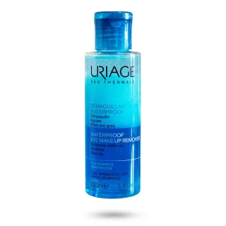 Démaquillant yeux waterproof Uriage yeux sensibles - Flacon 100 ml