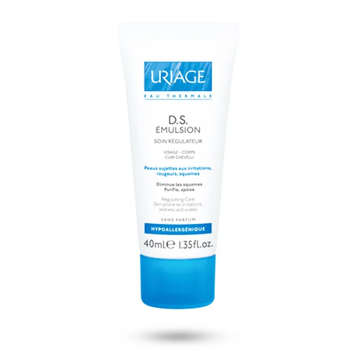 D.S. Émulsion Uriage soin régulateur tube 40 ml - Visage, corps, cuir chevelu