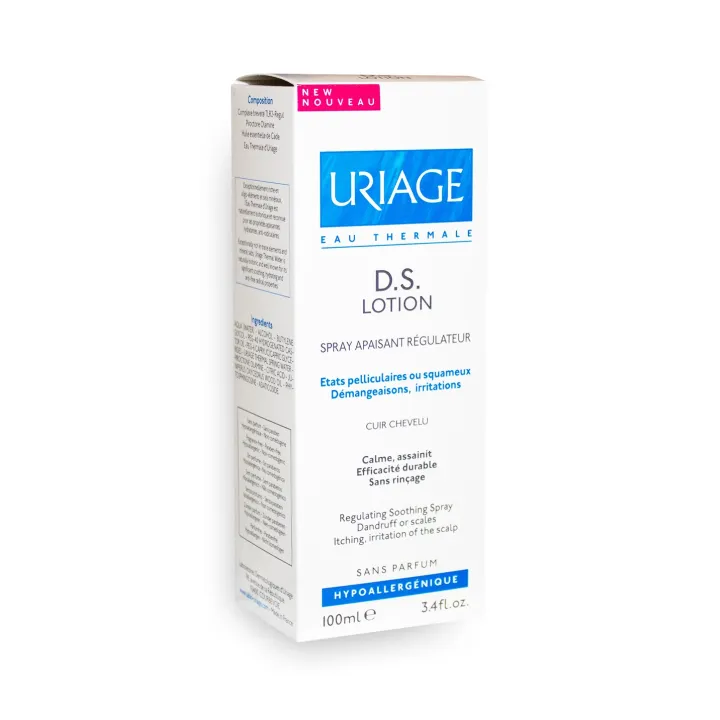 D.S. Lotion Uriage spray apaisant régulateur cuir chevelu spray 100 ml