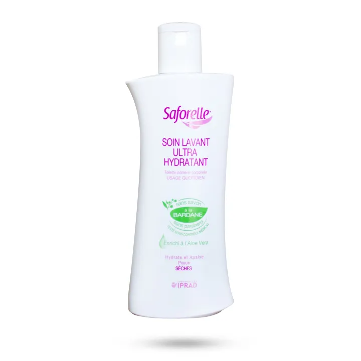 Saforelle soin lavant ultra hydratant toilette intime et corporelle - Flacon 100 ml, 250 ml et 500 ml