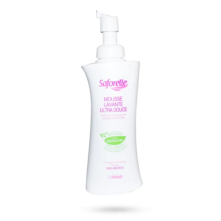 Saforelle Mousse lavante ultra douce toilette intime et corporelle - Flacon 250 ml