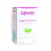 Saforelle Lingettes intimes fraîcheur et douceur - 10 sachets individuels