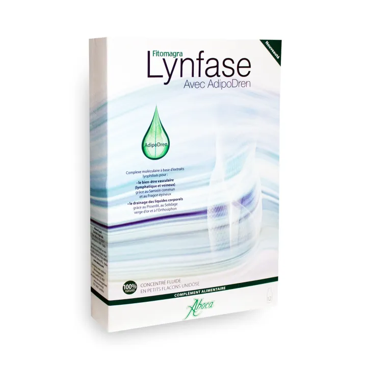 Fitomagra Lynfase avec AdipoDren - 12 flacons de 15 g