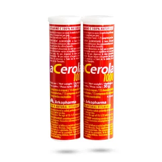 Acerola 1000 Vitamine C Arkopharma - 30 comprimés à croquer fruits rouges Acerola 1000 Vitamine C Arkopharma - 30 comprimés à croquer fruits rouges