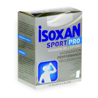 Isoxan Sport Pro boisson de l'effort - Boite de 10 sachets goût agrume