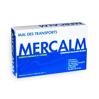 Mercalm mal des transports - Boite de 15 comprimés
