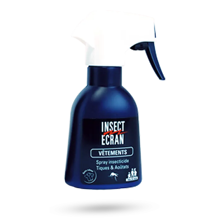 Insect Ecran vêtements spray insecticide tiques et aoûtats - Spray 200 ml