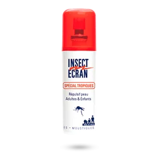 Insect Ecran spécial tropiques Répulsif anti-moustiques - Spray 75 ml