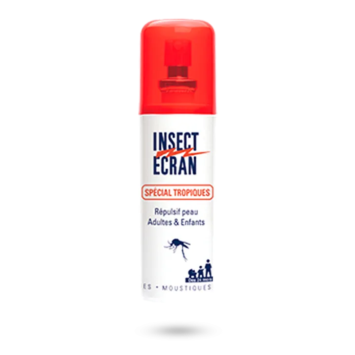 Insect Ecran spécial tropiques Répulsif anti-moustiques - Spray 75 ml