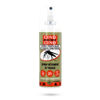 Cinq sur cinq vêtement lotion anti-moustiques - Spray 100 ml