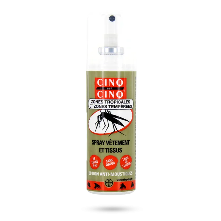 Cinq sur cinq vêtement lotion anti-moustiques - Spray 100 ml