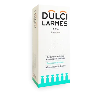 Dulcilarmes 1,5% collyre en solution en récipient unidose x 60