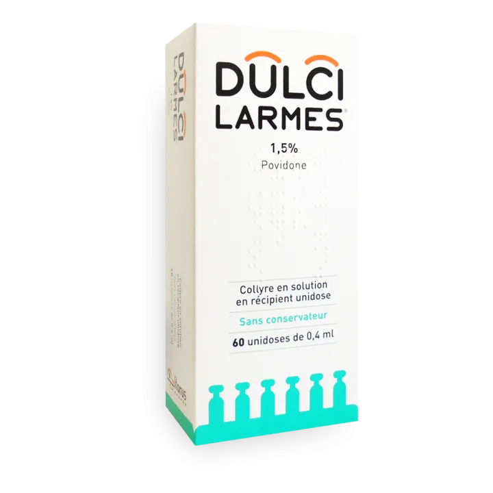Dulcilarmes 1,5% collyre en solution en récipient unidose x 60