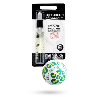 Diffuseur anti-moustiques Manouka - Boule rechargeable