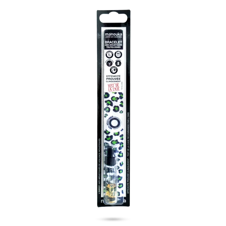 Bracelet anti-moustiques Manouka rechargeable - Expert anti-moustiques