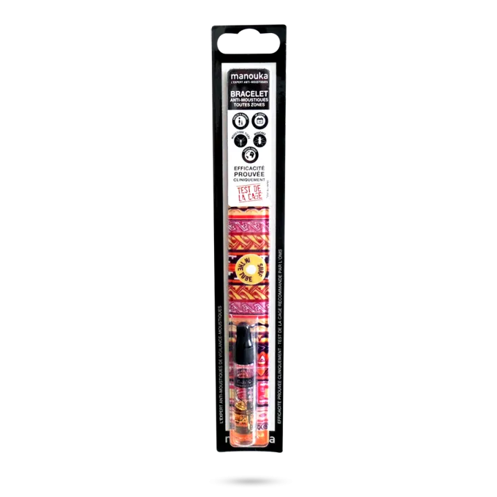 Bracelet anti-moustiques Manouka rechargeable - Expert anti-moustiques