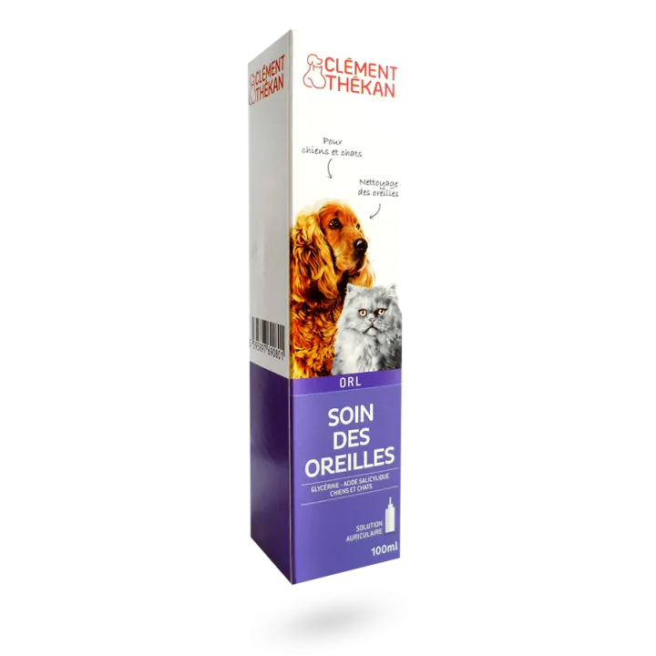 Clément Thékan Soin des oreilles chiens et chats 100 ml