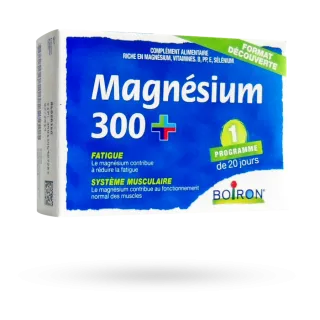 Magnésium 300+ Boiron fatigue système musculaire - 80 comprimés