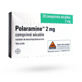 Polaramine 2 mg - Boite 20 comprimés
