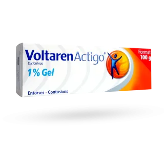 Voltaren Actigo 1% gel entorses et contusions - Tube 100 g
