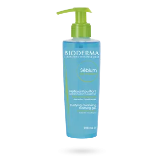 Sébium gel moussant nettoyant purifiant Bioderma - Peaux mixtes à grasses