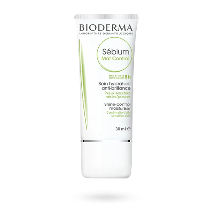 Sébium Mat Control soin hydratant anti-brillance Bioderma 30 ml - Mat & lisse 8h