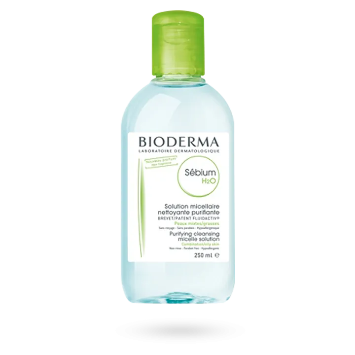 Sébium H2O solution micellaire nettoyante purifiante Bioderma - Peaux mixtes à grasses