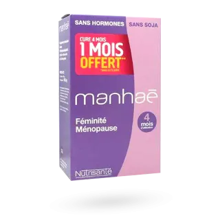 Manhaé ménopause sans hormones cure 4 mois - 120 capsules