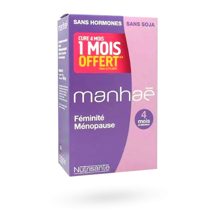 Manhaé ménopause sans hormones cure 4 mois - 120 capsules