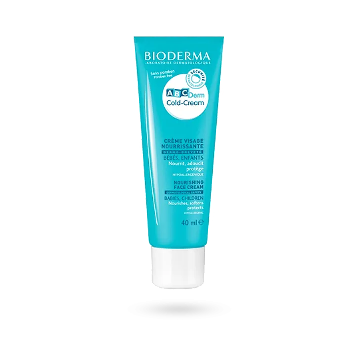 ABCDerm Cold-cream crème visage nourrissante bébés Bioderma - Tube 40 ml