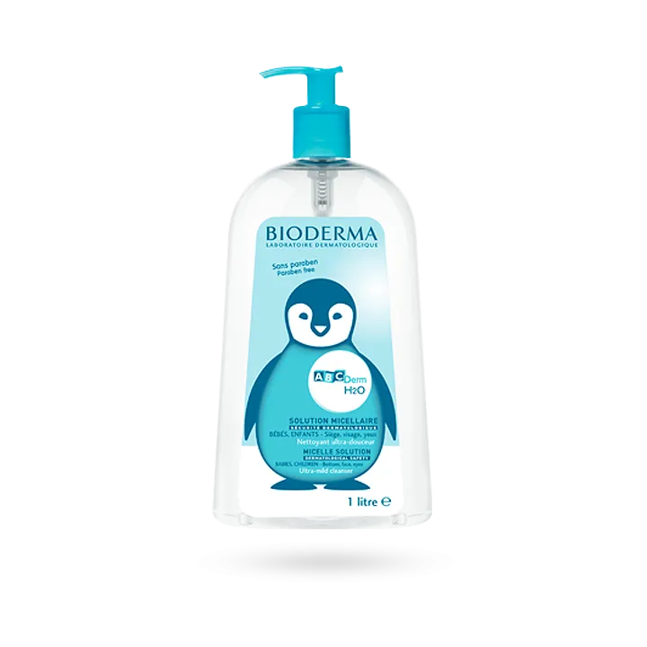 ABCDerm H2O solution micellaire bébés Bioderma 100 ml/1 litre