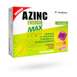 Azinc énergie Max Arkopharma - 30 comprimés