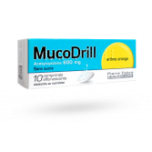 MucoDrill 600 mg goût orange sans sucre - 10 comprimés effervescents